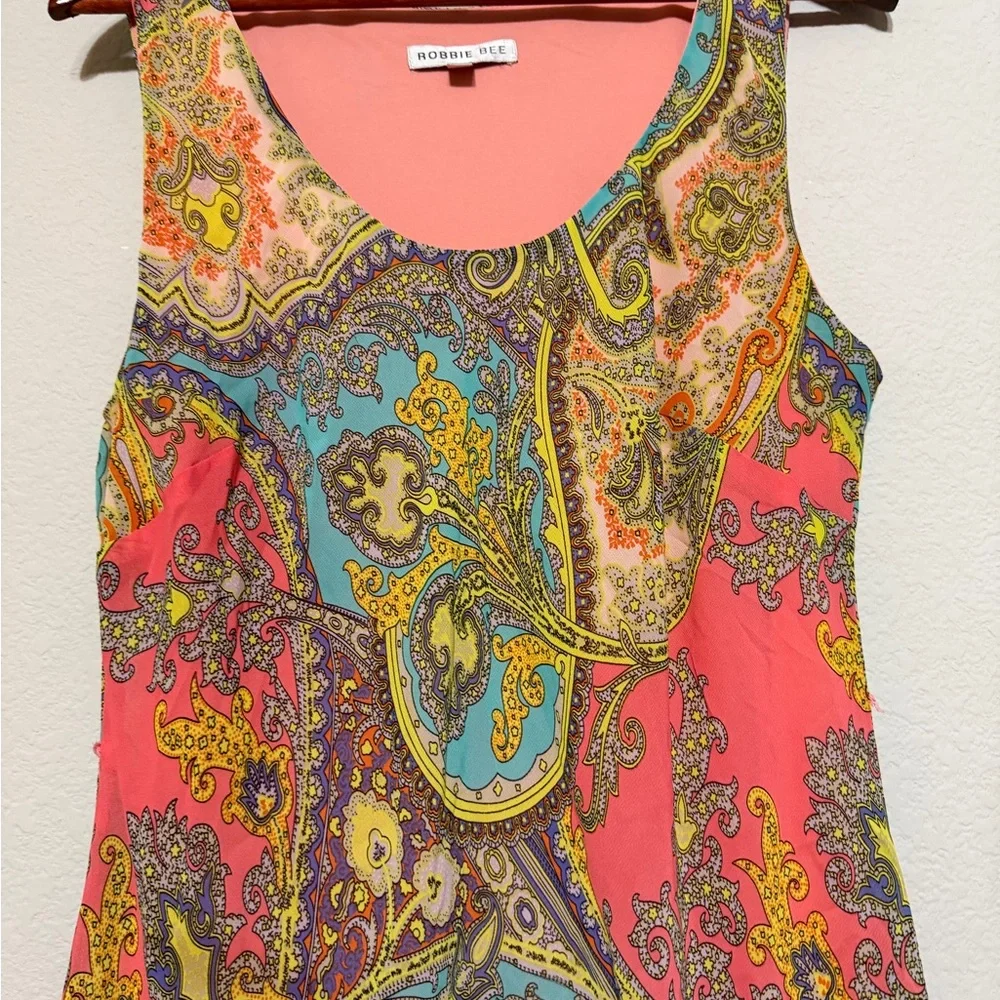 Robbie Bee Multicolor Asymmetrical Dress - Picture 2 of 5